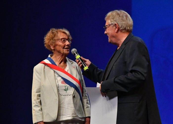 Yvette Vigier maire de Nabirat et Jean Bonnefon ©Greiller